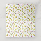 ウォーターカラーホリデイホリー|休日 プレイスカード (内部開封)