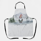 ウォーターカラーホリデイ格言 エプロン (正面)