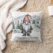 ウォーターカラーホリデイ格言 クッション (ブランケット)