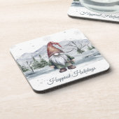 ウォーターカラーホリデイ格言 コースター (左側)