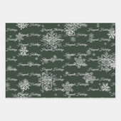 ウォーターカラーホリデイ格言 ラッピングペーパーシート (正面3)