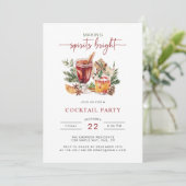 ウォーターカラーホリデーパーティー 招待状 (スタンド正面)