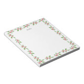 ウォーターカラーホリーガーランド ノートパッド (アングル)