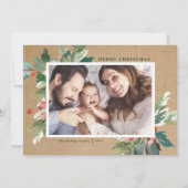 ウォーターカラーホリークラフト紙ボタニカルフォト (正面)