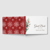 ウォーターカラーホリーベリーグリーン ゲストブック (全面)