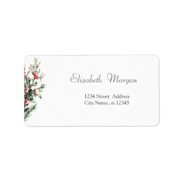 ウォーターカラーホリーベリーグリーン ラベル