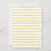 ウォーターカラーホワイトローズジオメトリックフレームコミュニオン 招待状 (裏面)