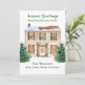 ウォーターカラーホームパインシーズンズグリーティングカスタム シーズンカード (スタンド正面)