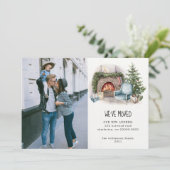 ウォーターカラーホームホリデーフォトムービングアナウンスメント (スタンド正面)