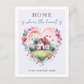 ウォーターカラーホーム実在ハートエステート農業 ポストカード (正面)