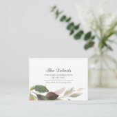 ウォーターカラーボタニカルゲスト詳細インサート エンクロージャーカード (スタンド正面)