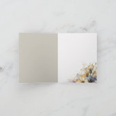 ウォーターカラーボホカラリリーフローラ サンキューカード (内部)