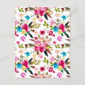 ウォーターカラーボホシックフローラゲスト詳細 エンクロージャーカード (裏面)