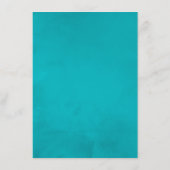 ウォーターカラーボホシックフローラ結婚ズ メニュー (裏面)