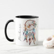 ウォーターカラーボホドリームキャッチャー