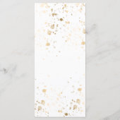 ウォーターカラーボホピンク&アイボリーグリーンリーフローラ メニュー (裏面)