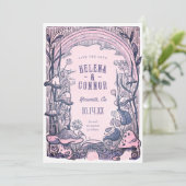 ウォーターカラーボホマッシュルームパープルレトロ セーブザデート (スタンド正面)