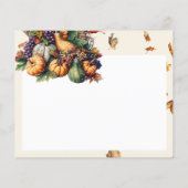 ウォーターカラーボホーカンプキンレシピカード (裏面)