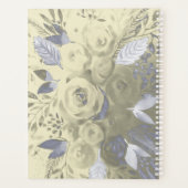 ウォーターカラーボホーフローラブーケウィークリープランナー プランナー手帳 (裏面)