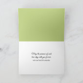 ウォーターカラーマウンテンズ悔やみや弔慰 カード (内部)