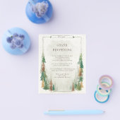 ウォーターカラーマウンテン素朴グランドリオーキング チラシ (シングル)