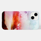 ウォーターカラーマウンテン Case-Mate iPhoneケース (裏面 (横))