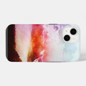 ウォーターカラーマウンテン iPhoneケース (裏面横)