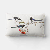 ウォーターカラーマッパイバード自然アート装飾用クッション ランバークッション (裏面)
