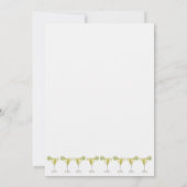 ウォーターカラーマルガリタファイナルフィエスタバチェロレッテ 招待状 (裏面)