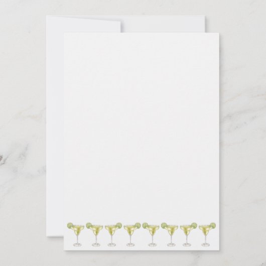 ウォーターカラーマルガリタファイナルフィエスタバチェロレッテ 招待状 (裏面)