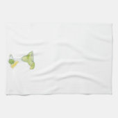 ウォーターカラーマルガリータカクテルバー キッチンタオル (横)