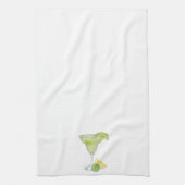 ウォーターカラーマルガリータカクテルバー キッチンタオル (縦)