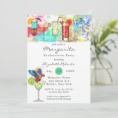 ウォーターカラーマルガリータバチェロレッテ招待状 (スタンド正面)