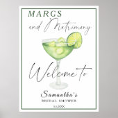 ウォーターカラーマルガリータブライダルシャワーへようこそ ポスター (正面)