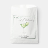 ウォーターカラーマルガリータブライダルシャワー フェイバーバッグ (正面)