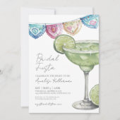 ウォーターカラーマルガリータブライダルシャワー 招待状 (正面)