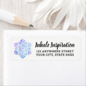 ウォーターカラーマンダラメタフィジカル差出人住所 ラベル (インサイチュ)