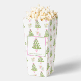 ウォーターカラーマージャンクリスマスツリーパーティー フェイバーボックス