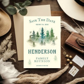 ウォーターカラーミスティウッドレトロ素朴ファミリー懇親会 セーブザデート