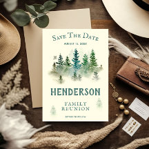 ウォーターカラーミスティウッドレトロ素朴ファミリー懇親会