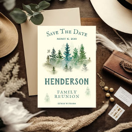 ウォーターカラーミスティウッドレトロ素朴ファミリー懇親会 セーブザデート