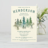 ウォーターカラーミスティウッドレトロ素朴ファミリー懇親会 招待状 (スタンド正面)