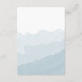 ウォーターカラーミスト | 結婚式出欠カード 出欠カード (裏面)