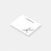 ウォーターカラーミドレットクリスマスホリデー ポストイット (アングル)