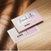 ウォーターカラーミニマルブシン 名刺