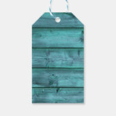 ウォーターカラーメルカートオンブルーウッド誕生日 ギフトタグ (裏面)