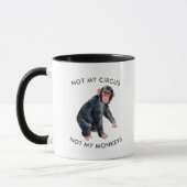 ウォーターカラーモンキー Not my Circus Not My Monkeys マグカップ (左)