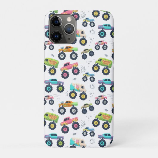 ウォーターカラーモンスターカートラック 子供 Case-Mate iPhoneケース (裏)