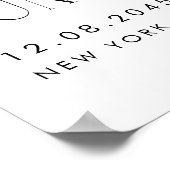 ウォーターカラーモンスターラトロピカルブライダルルンチョン ポスター (角)