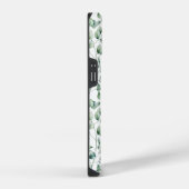 ウォーターカラーユーカリ柄 iPhoneケース (右側面)